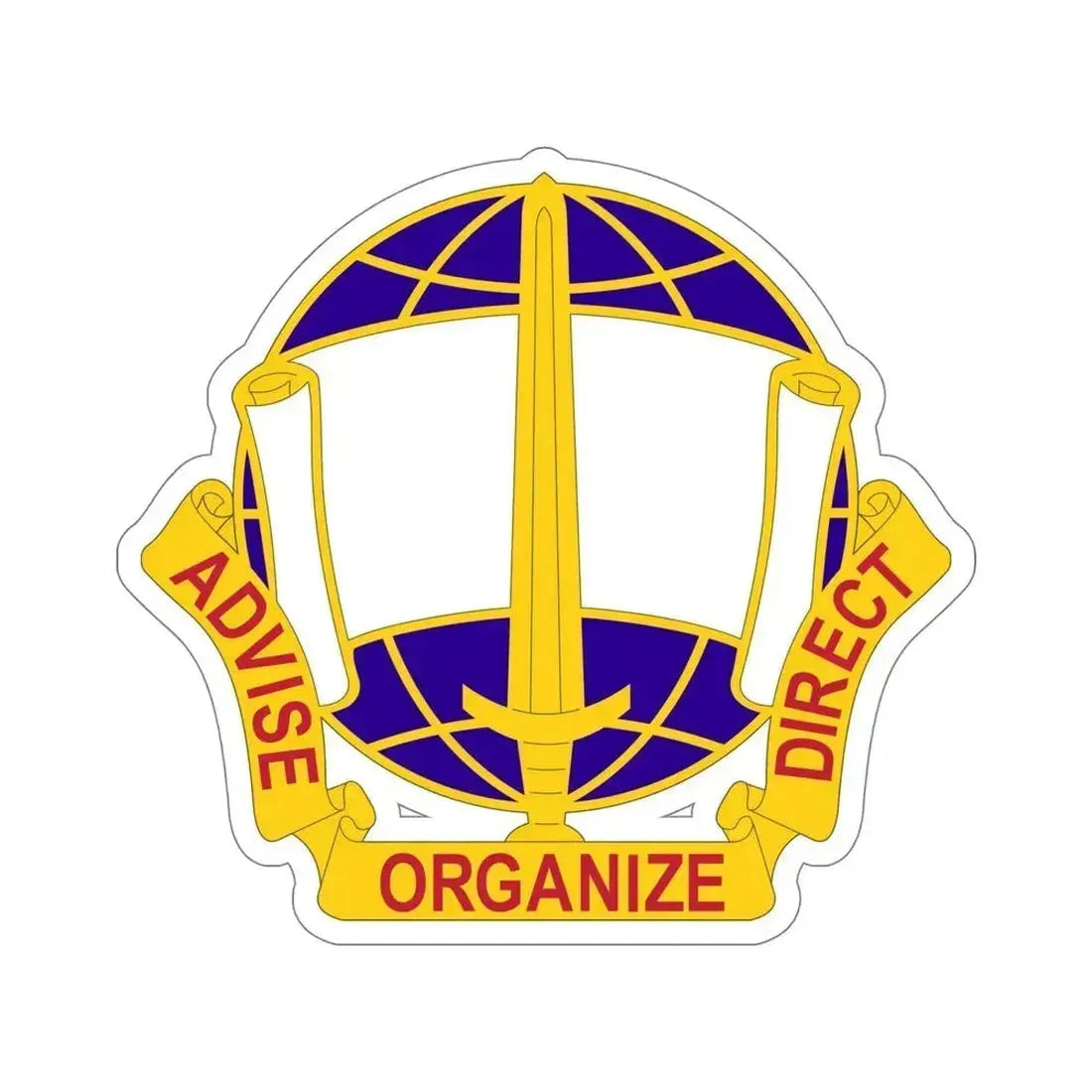 308 Civil Affairs Brigade v2 (U.S. Army) STICKER Vinyl Die-Cut Decal 6 Inch - The Sticker Space