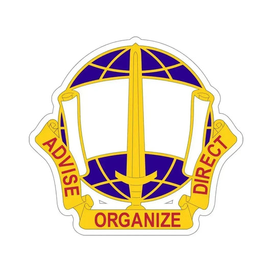 308 Civil Affairs Brigade v2 (U.S. Army) STICKER Vinyl Die-Cut Decal 6 Inch - The Sticker Space