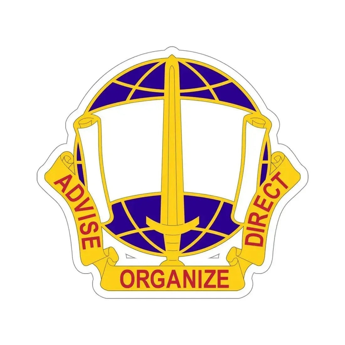 308 Civil Affairs Brigade v2 (U.S. Army) STICKER Vinyl Die-Cut Decal 6 Inch - The Sticker Space