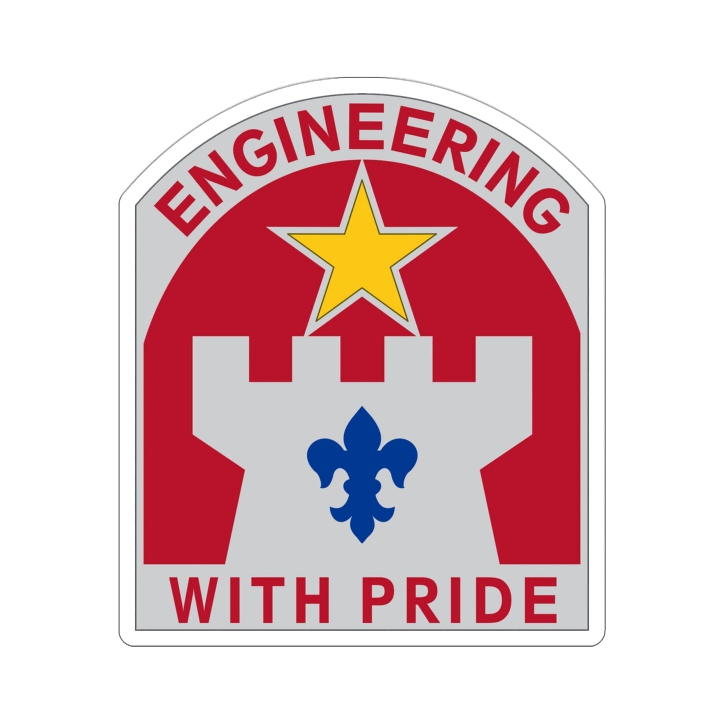 308 Engineer Group (U.S. Army) STICKER Vinyl Die-Cut Decal-3 Inch-The Sticker Space