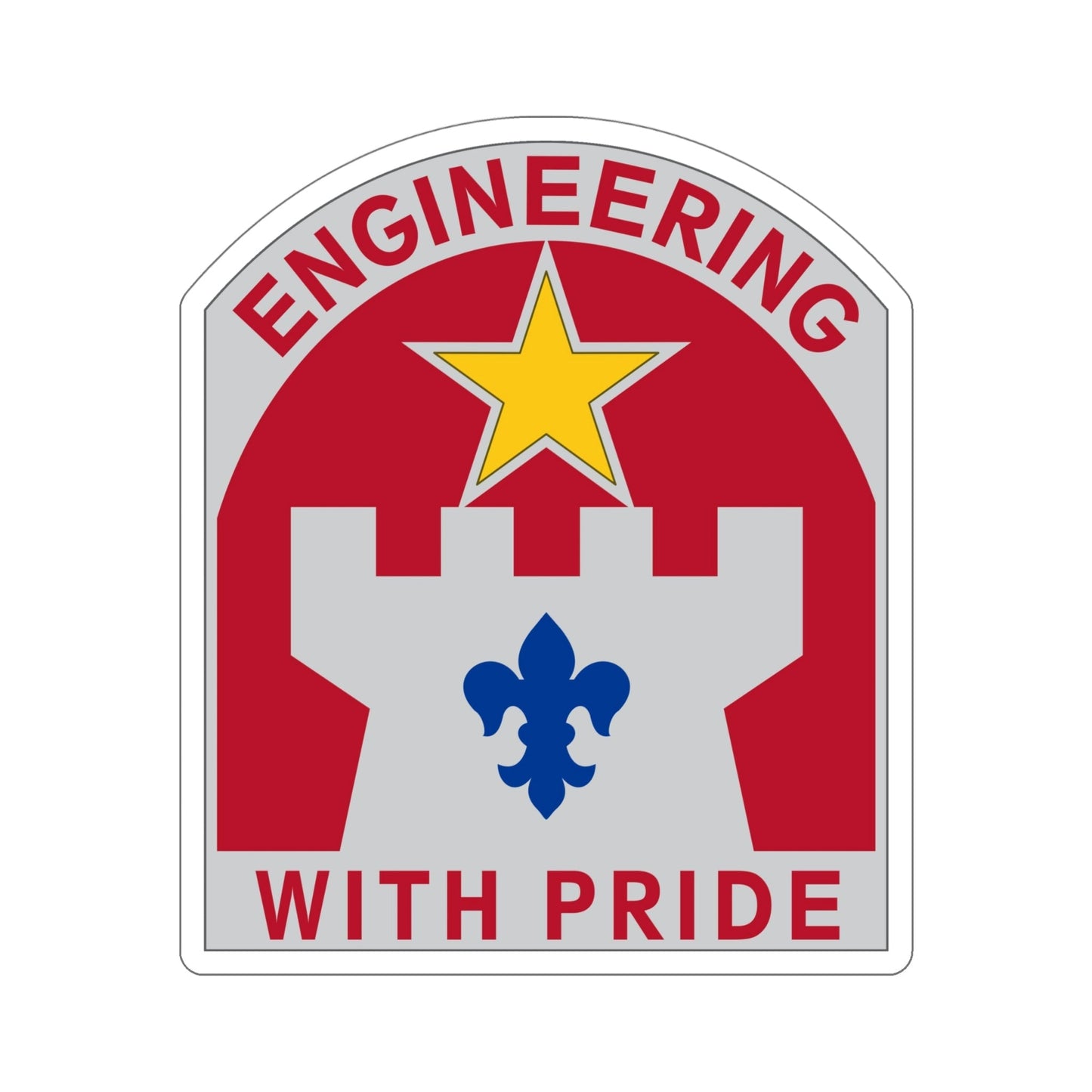 308 Engineer Group (U.S. Army) STICKER Vinyl Die-Cut Decal-6 Inch-The Sticker Space