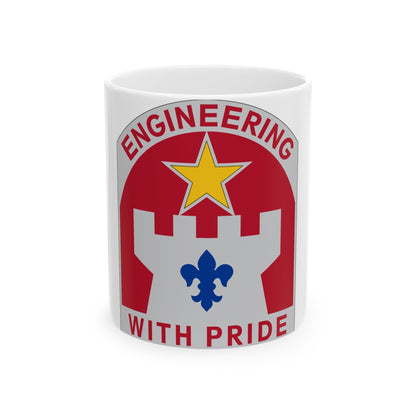 308 Engineer Group (U.S. Army) White Coffee Mug-11oz-The Sticker Space