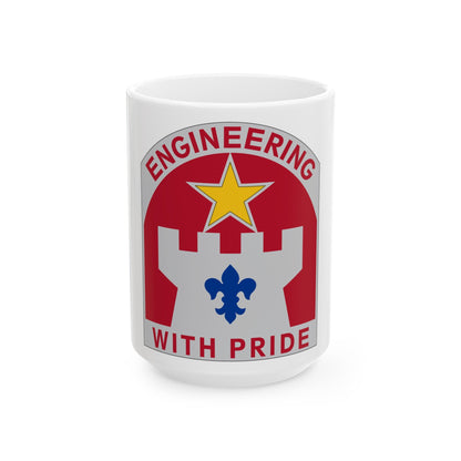 308 Engineer Group (U.S. Army) White Coffee Mug-15oz-The Sticker Space