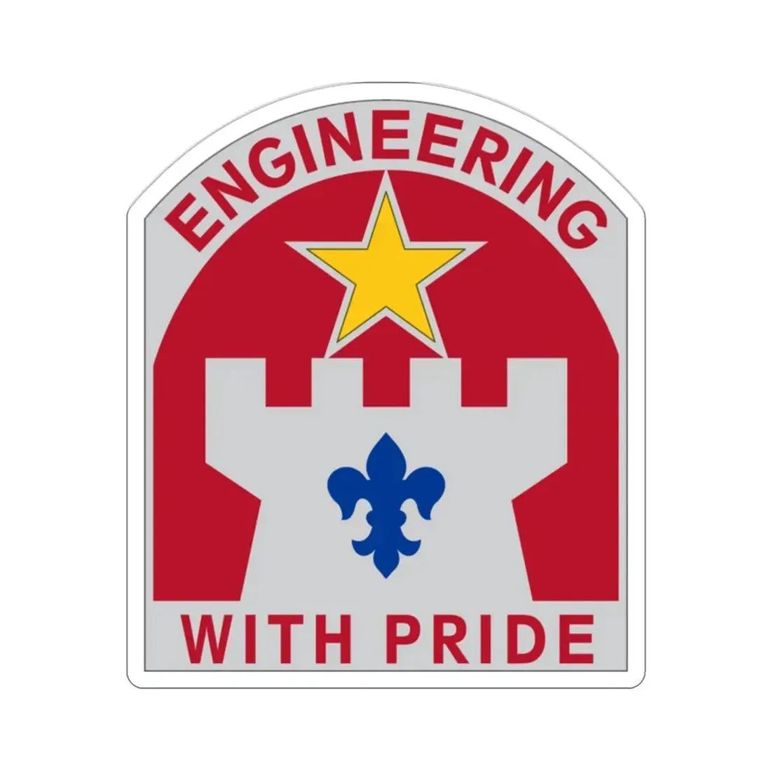 308 Engineer Group (U.S. Army) STICKER Vinyl Die-Cut Decal - The Sticker Space