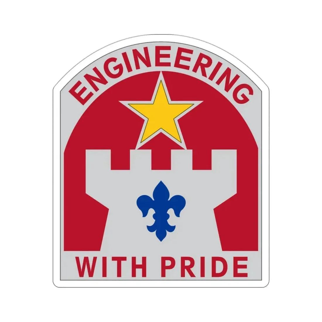 308 Engineer Group (U.S. Army) STICKER Vinyl Die-Cut Decal - The Sticker Space