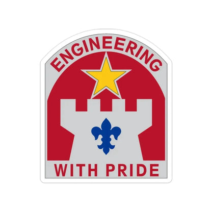 308 Engineer Group (U.S. Army) Transparent STICKER Die-Cut Vinyl Decal - The Sticker Space
