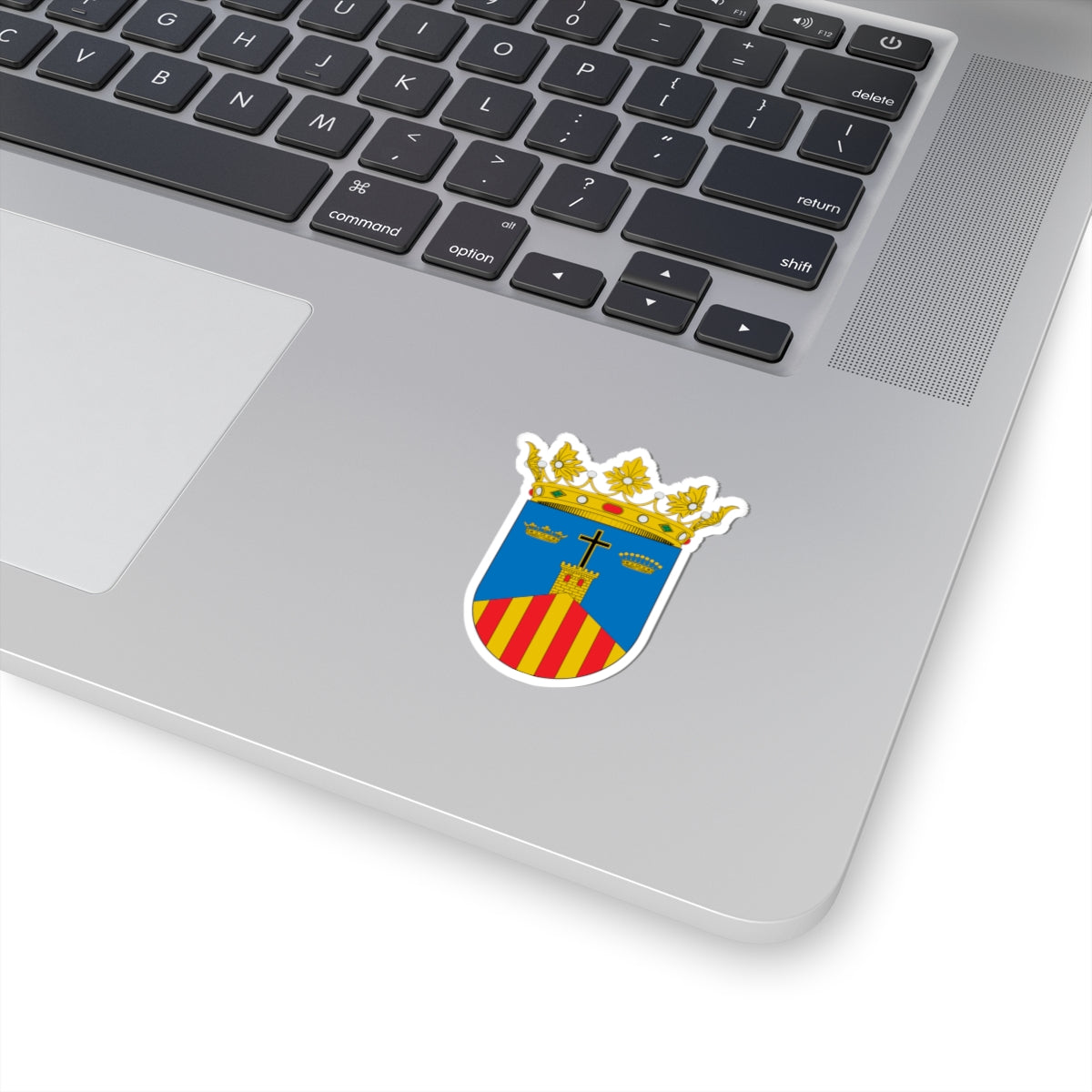 Escudo de Malón (Spain) (Coat of Arms) STICKER Vinyl Kiss-Cut Decal