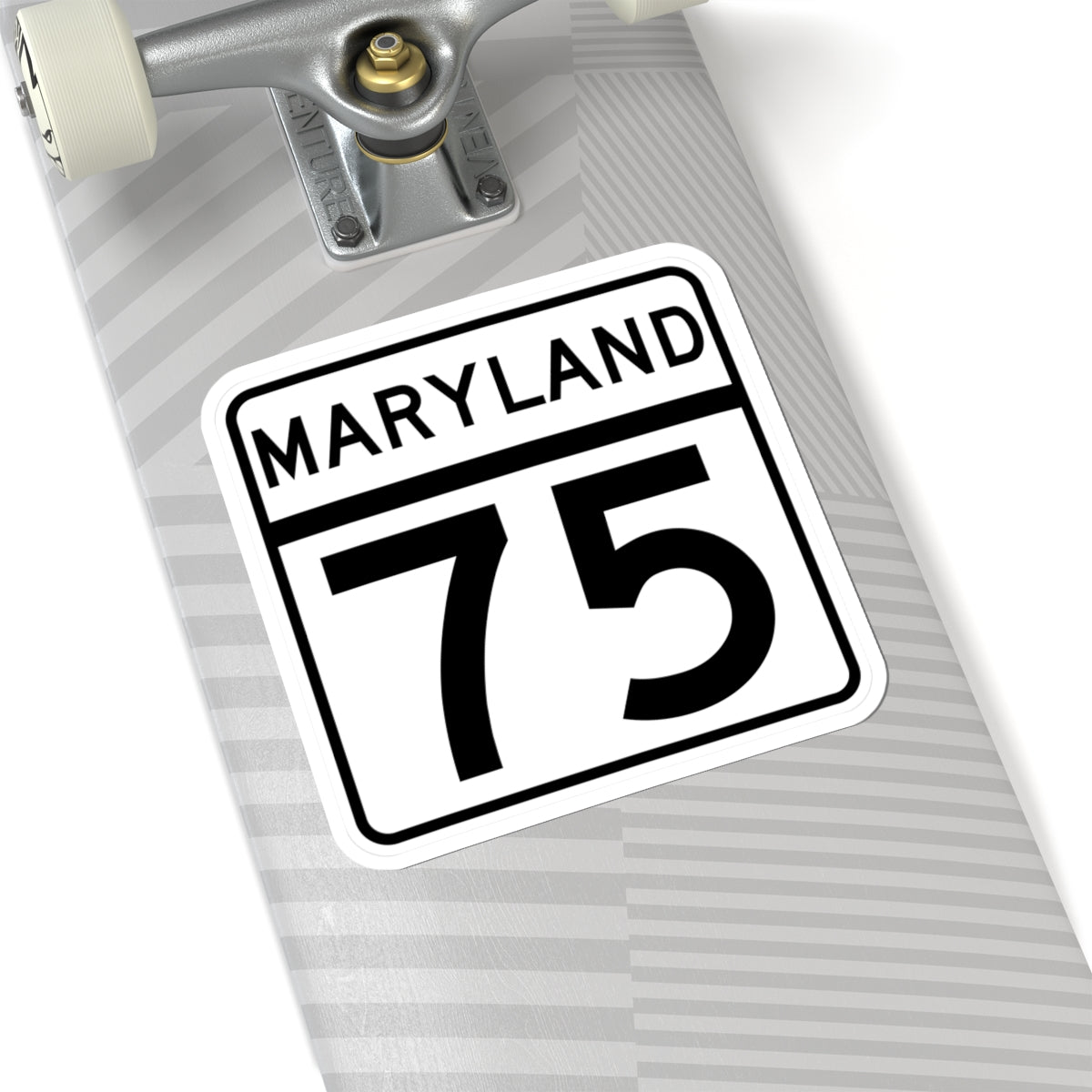 MD Route 75 (Maryland) (Road Sign) STICKER Vinyl Kiss-Cut Decal