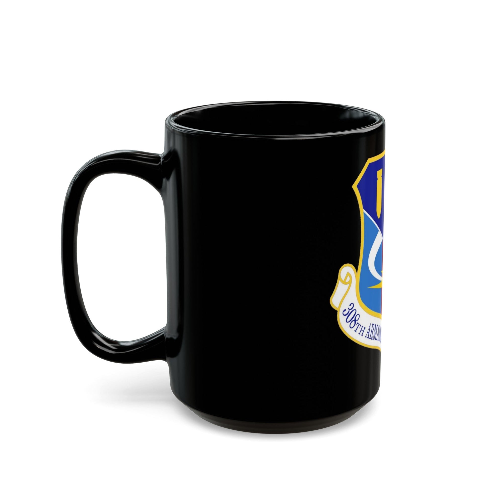 308th Armament Systems Group (U.S. Air Force) Black Coffee Mug-The Sticker Space