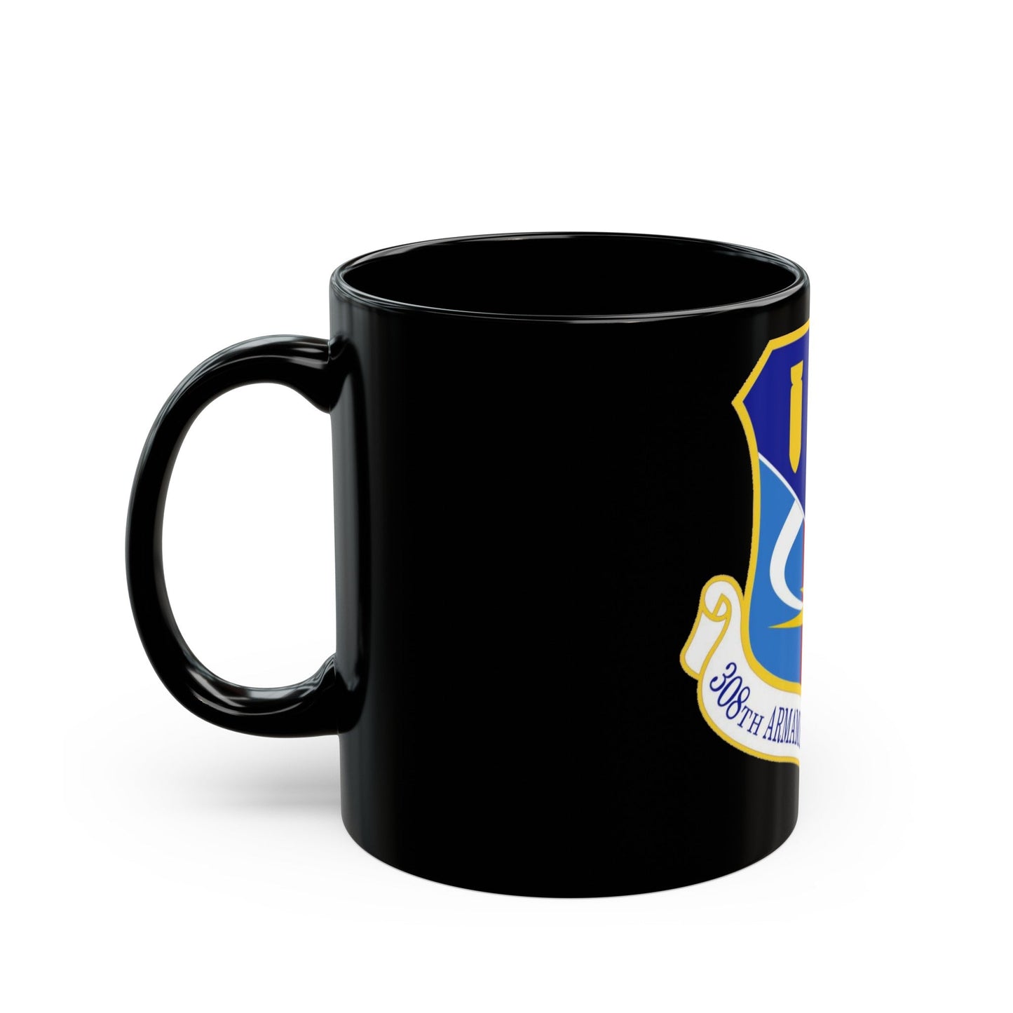 308th Armament Systems Group (U.S. Air Force) Black Coffee Mug-The Sticker Space