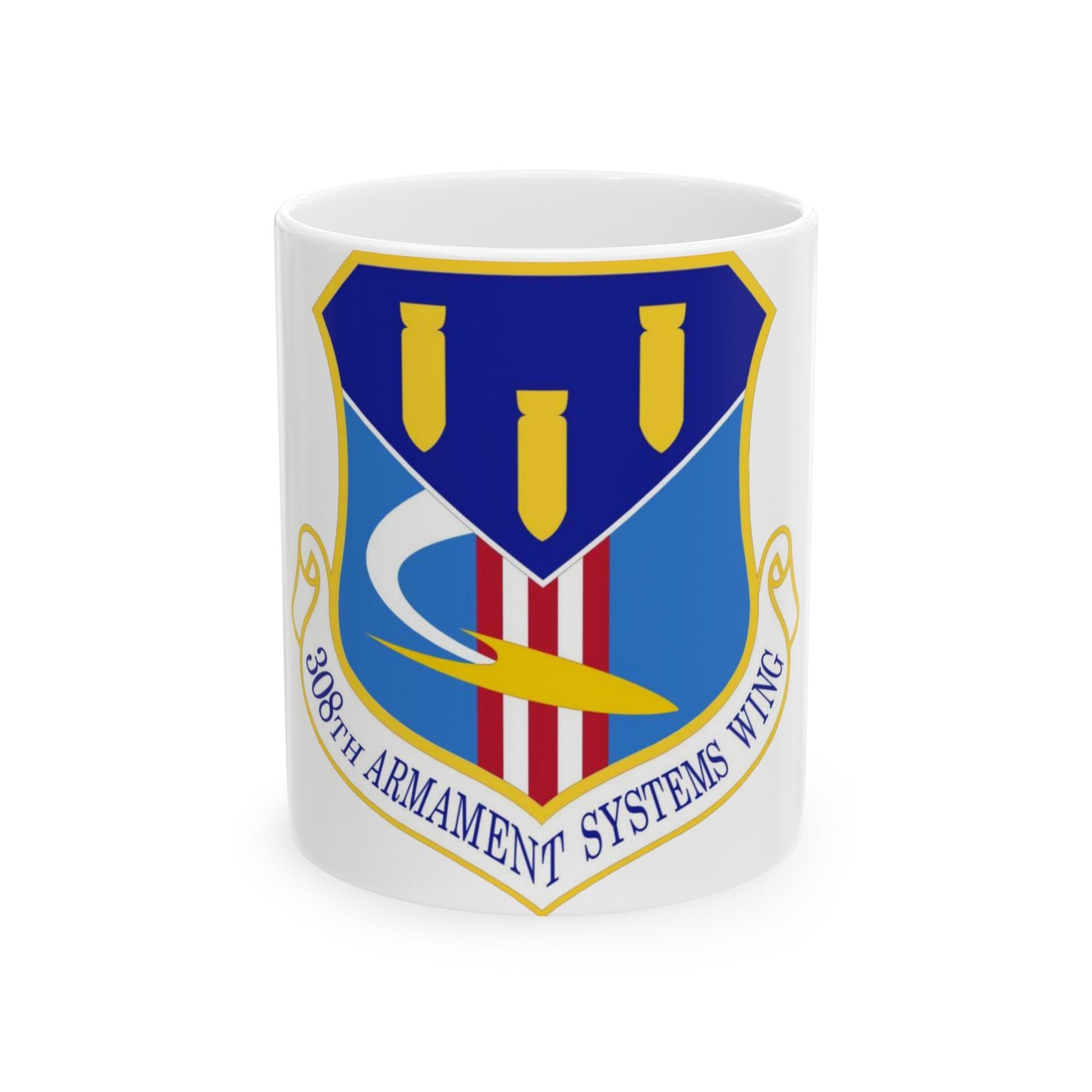 308th Armament Systems Wing (U.S. Air Force) White Coffee Mug-11oz-The Sticker Space