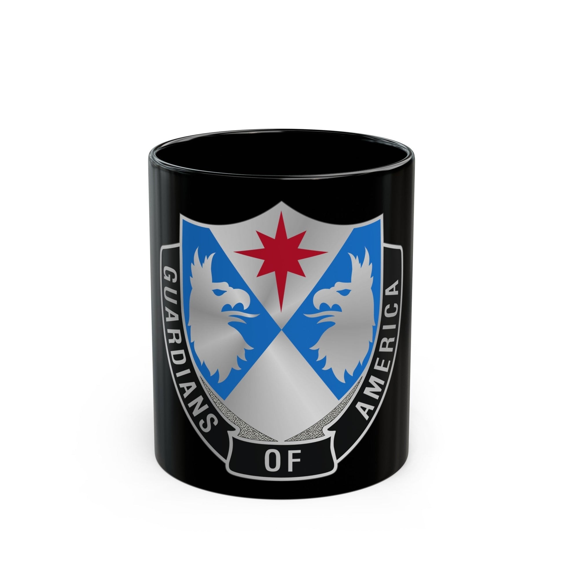 308th Military Intelligence Battalion 2 (U.S. Army) Black Coffee Mug-11oz-The Sticker Space