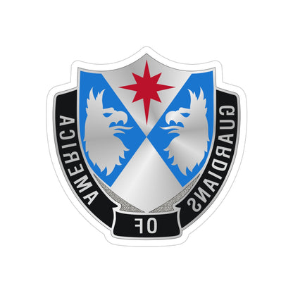 308th Military Intelligence Battalion 2 (U.S. Army) REVERSE PRINT Transparent STICKER-5" × 5"-The Sticker Space