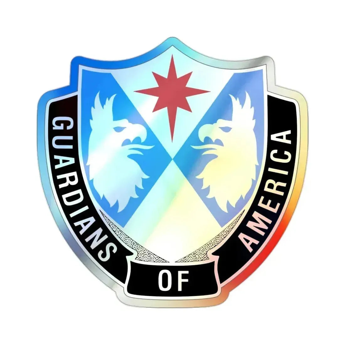 308th Military Intelligence Battalion 2 (U.S. Army) Holographic STICKER Die-Cut Vinyl Decal 2 Inch Holographic - The Sticker Space