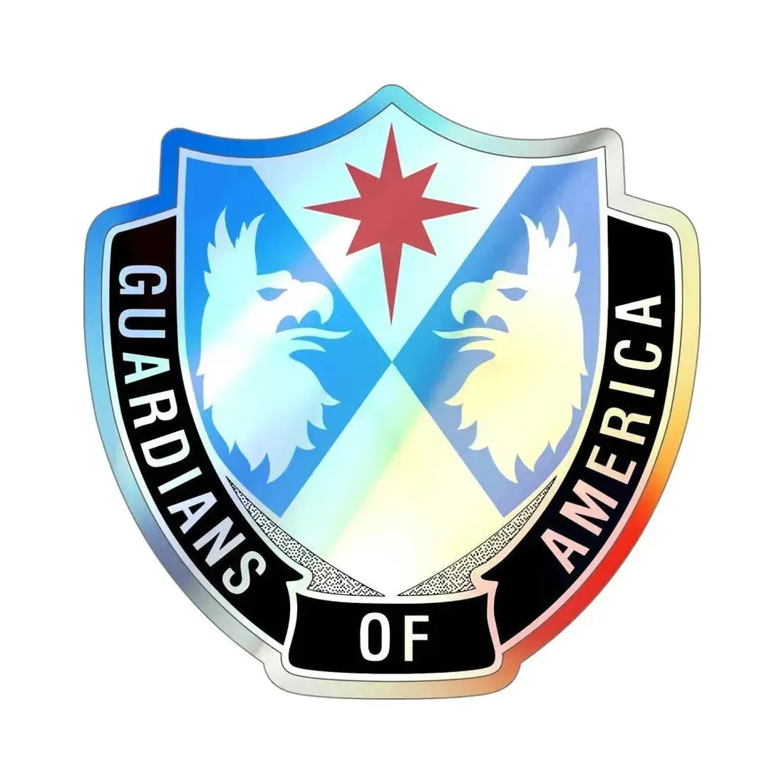 308th Military Intelligence Battalion 2 (U.S. Army) Holographic STICKER Die-Cut Vinyl Decal 5 Inch Holographic - The Sticker Space