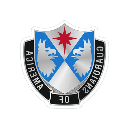 308th Military Intelligence Battalion 2 (U.S. Army) REVERSE PRINT Transparent Die-Cut STICKER 2 Inch Die-Cut Transparent - The Sticker Space