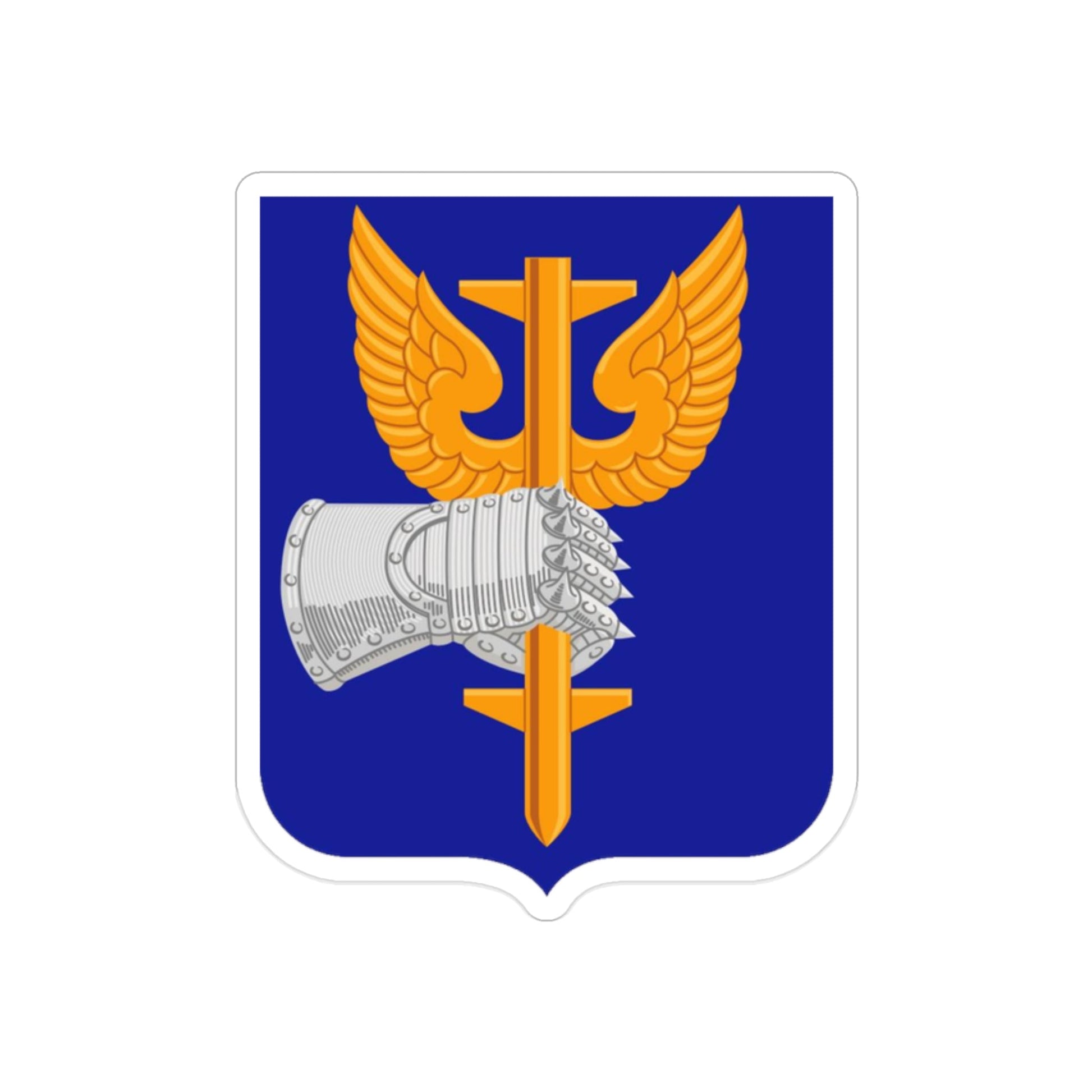 309 Aviation Battalion (U.S. Army) REVERSE PRINT Transparent STICKER-2" × 2"-The Sticker Space