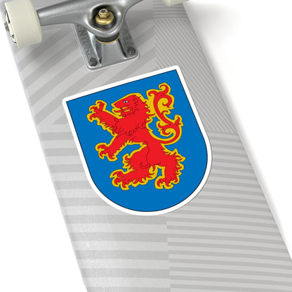 Antic escut municipal de Durro (Spain) (Coat of Arms) STICKER Vinyl Kiss-Cut Decal