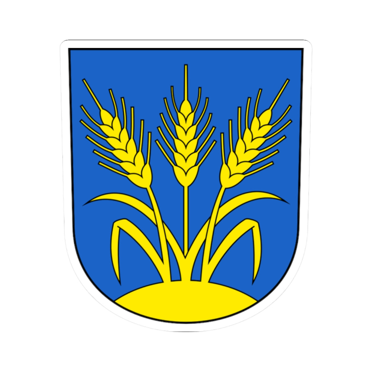 Ramsen-blazon (Switzerland) (Coat of Arms) STICKER Vinyl Kiss-Cut Decal