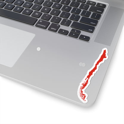 Map of Chile (Chile) STICKER Vinyl Kiss-Cut Decal