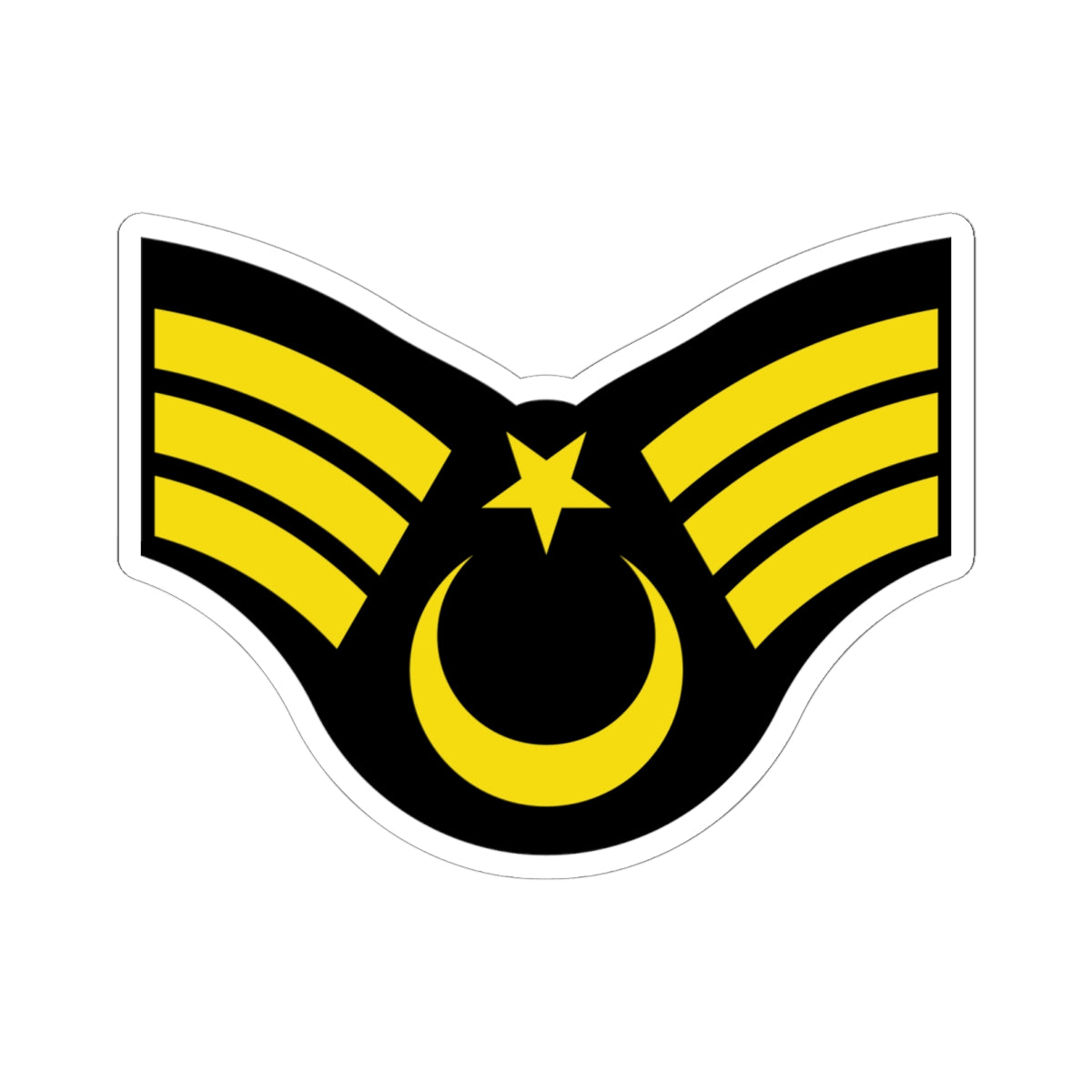 Army TUR OR 06a (Turkey) (Military Rank) STICKER Vinyl Kiss-Cut Decal
