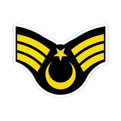 Army TUR OR 06a (Turkey) (Military Rank) STICKER Vinyl Kiss-Cut Decal