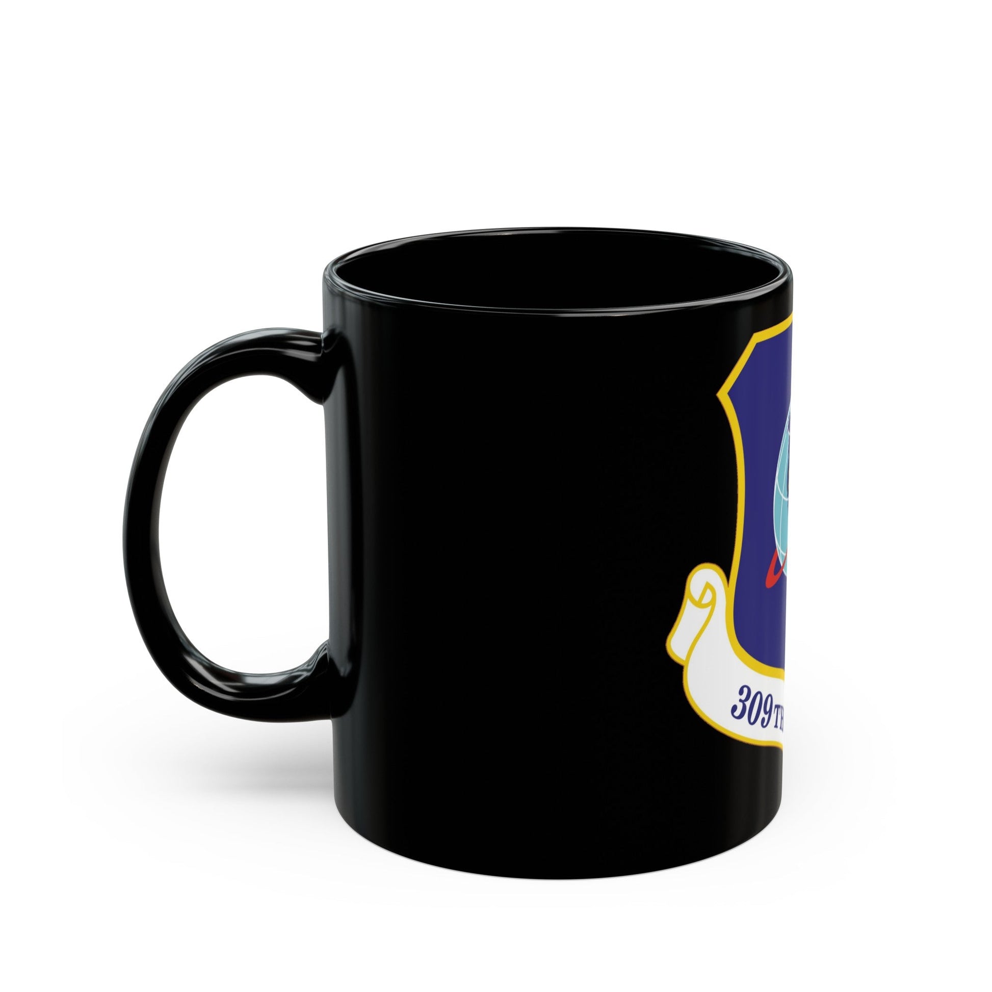 309th Aerospace Maintenance & Regeneration Group (U.S. Air Force) Black Coffee Mug-The Sticker Space