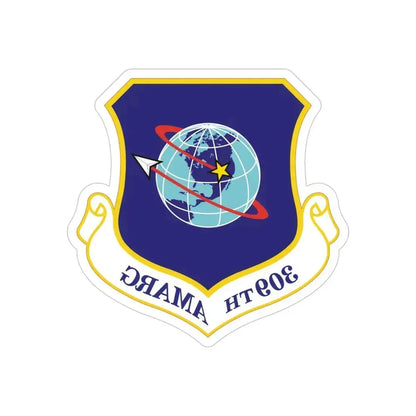 309th Aerospace Maintenance & Regeneration Group (U.S. Air Force) REVERSE PRINT Transparent Die-Cut STICKER 4 Inch Die-Cut Transparent - The Sticker Space