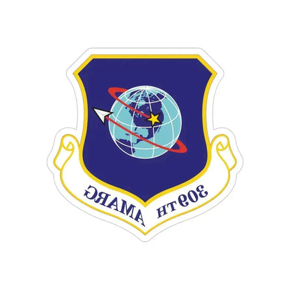 309th Aerospace Maintenance & Regeneration Group (U.S. Air Force) REVERSE PRINT Transparent Die-Cut STICKER 6 Inch Die-Cut Transparent - The Sticker Space