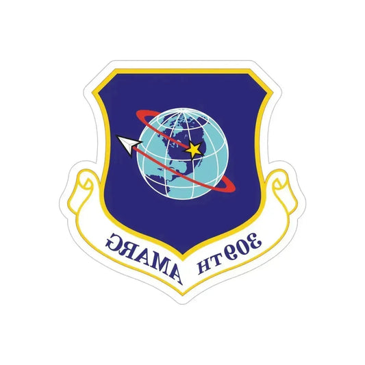 309th Aerospace Maintenance & Regeneration Group (U.S. Air Force) REVERSE PRINT Transparent Die-Cut STICKER 6 Inch Die-Cut Transparent - The Sticker Space