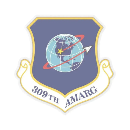 309th Aerospace Maintenance & Regeneration Group (U.S. Air Force) STICKER Vinyl Kiss-Cut Decal 4 Inch Transparent - The Sticker Space