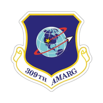 309th Aerospace Maintenance & Regeneration Group (U.S. Air Force) STICKER Vinyl Kiss-Cut Decal 4 Inch White - The Sticker Space