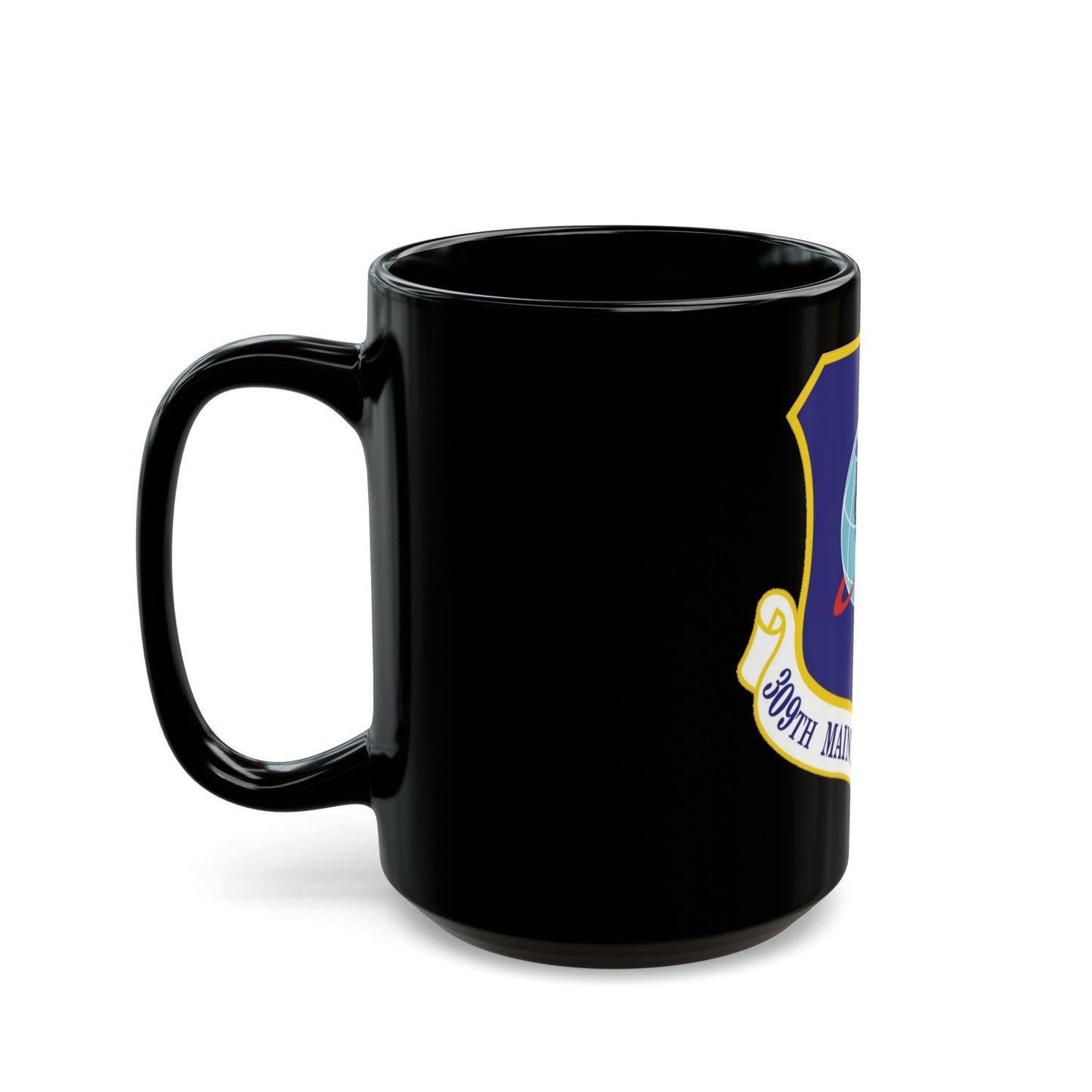 309th Maintenance Wing (U.S. Air Force) Black Coffee Mug-The Sticker Space