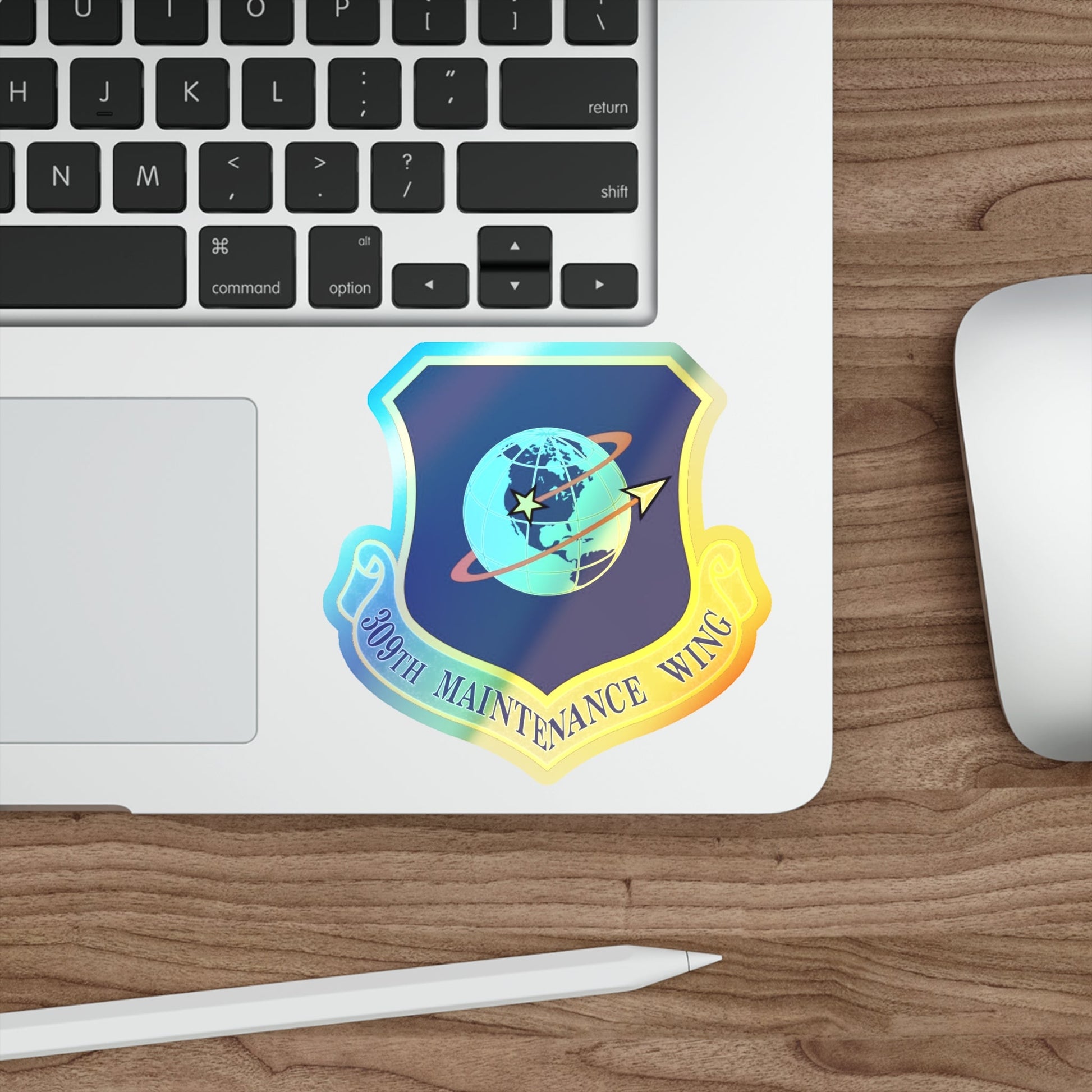 309th Maintenance Wing (U.S. Air Force) Holographic STICKER Die-Cut Vinyl Decal-The Sticker Space