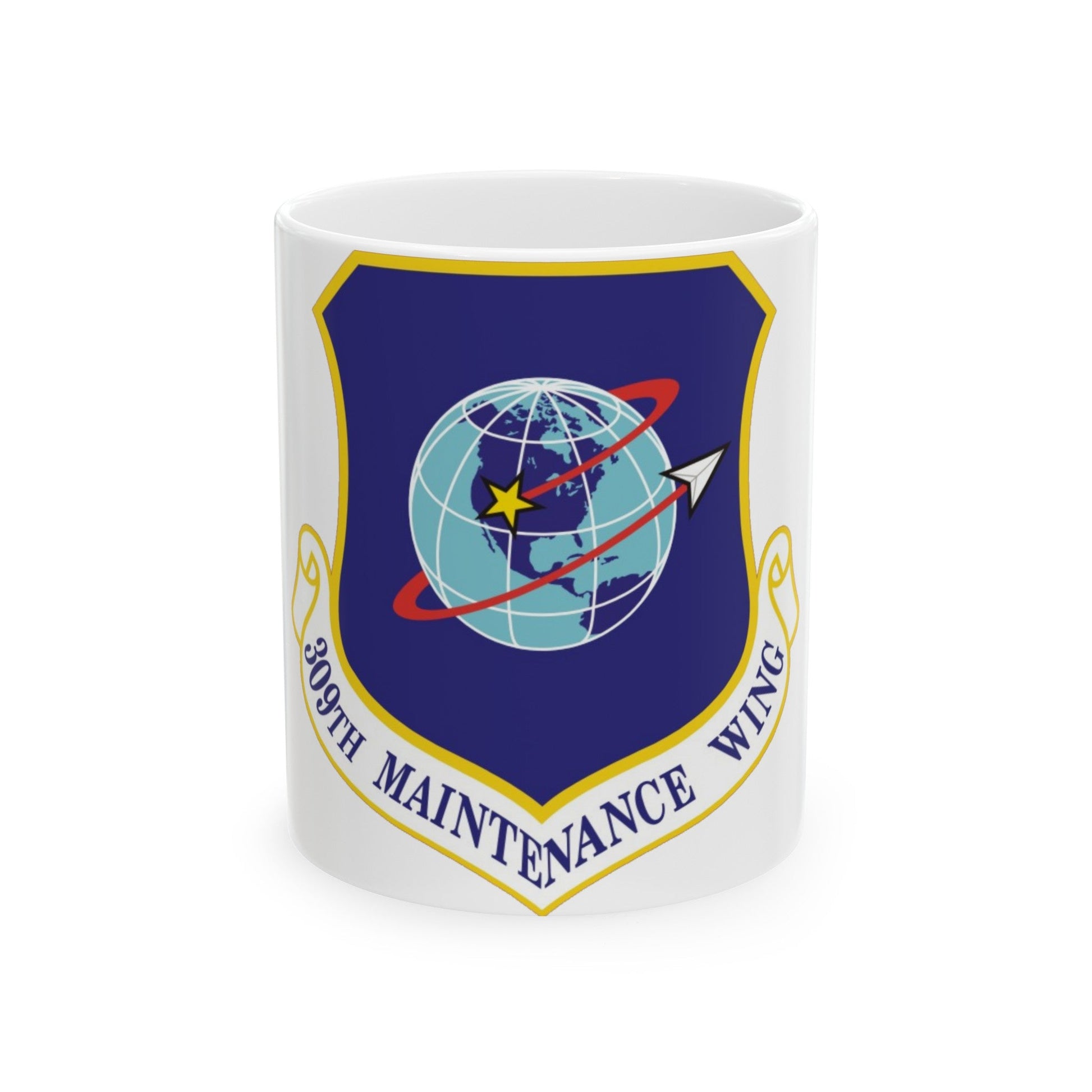 309th Maintenance Wing (U.S. Air Force) White Coffee Mug-11oz-The Sticker Space