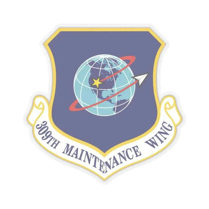 309th Maintenance Wing (U.S. Air Force) STICKER Vinyl Kiss-Cut Decal 4 Inch Transparent - The Sticker Space