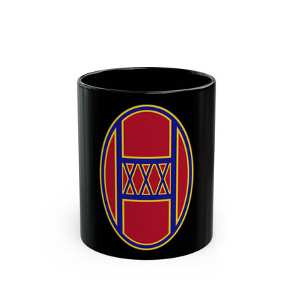 30th Armored Brigade (U.S. Army) Black Coffee Mug-11oz-The Sticker Space