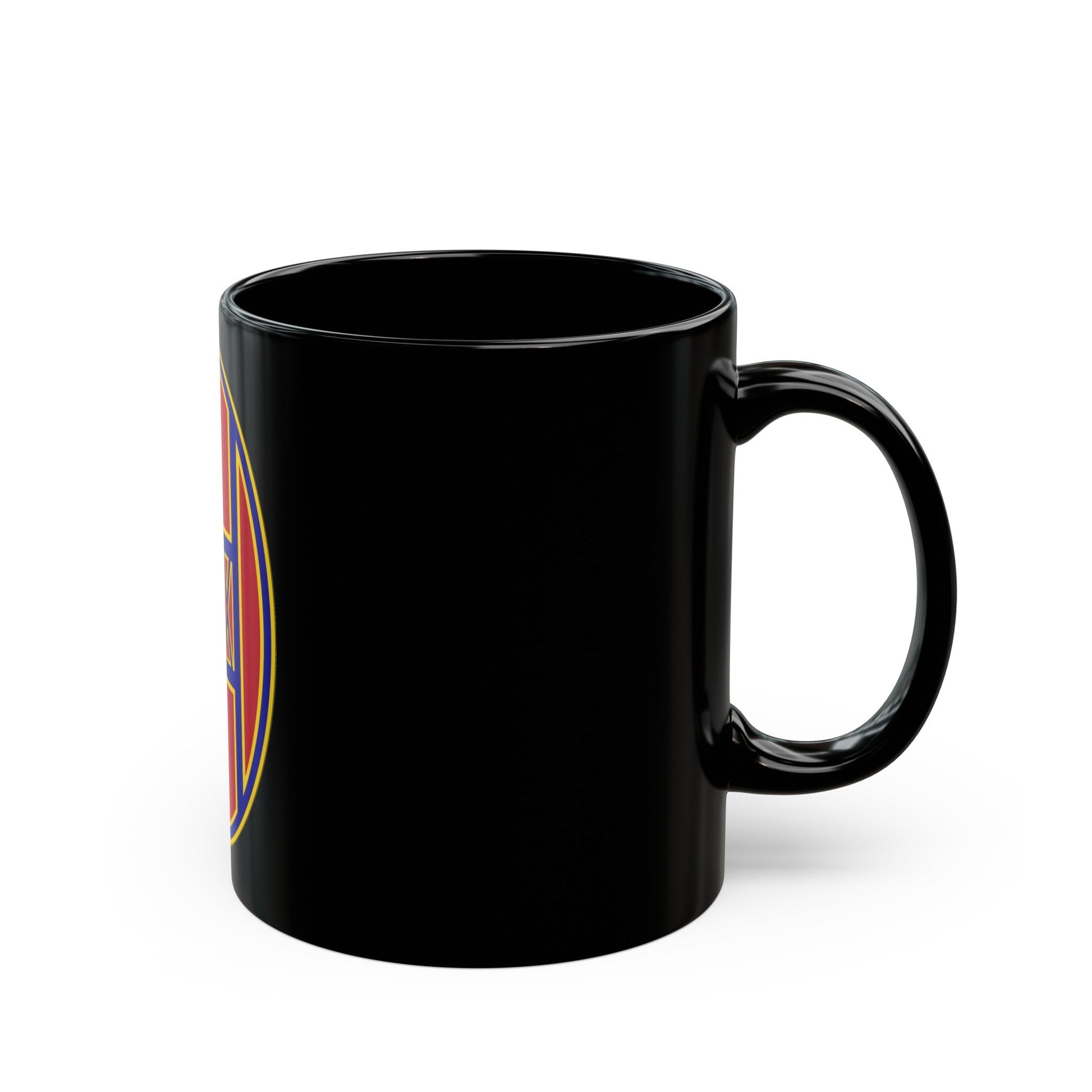 30th Armored Brigade (U.S. Army) Black Coffee Mug-The Sticker Space