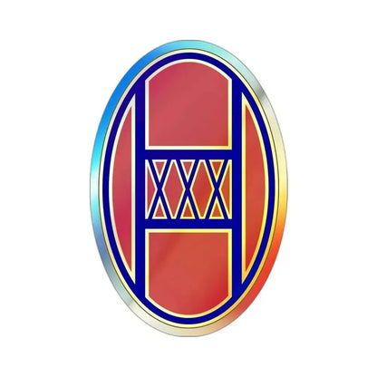 30th Armored Brigade (U.S. Army) Holographic STICKER Die-Cut Vinyl Decal 3 Inch Holographic - The Sticker Space