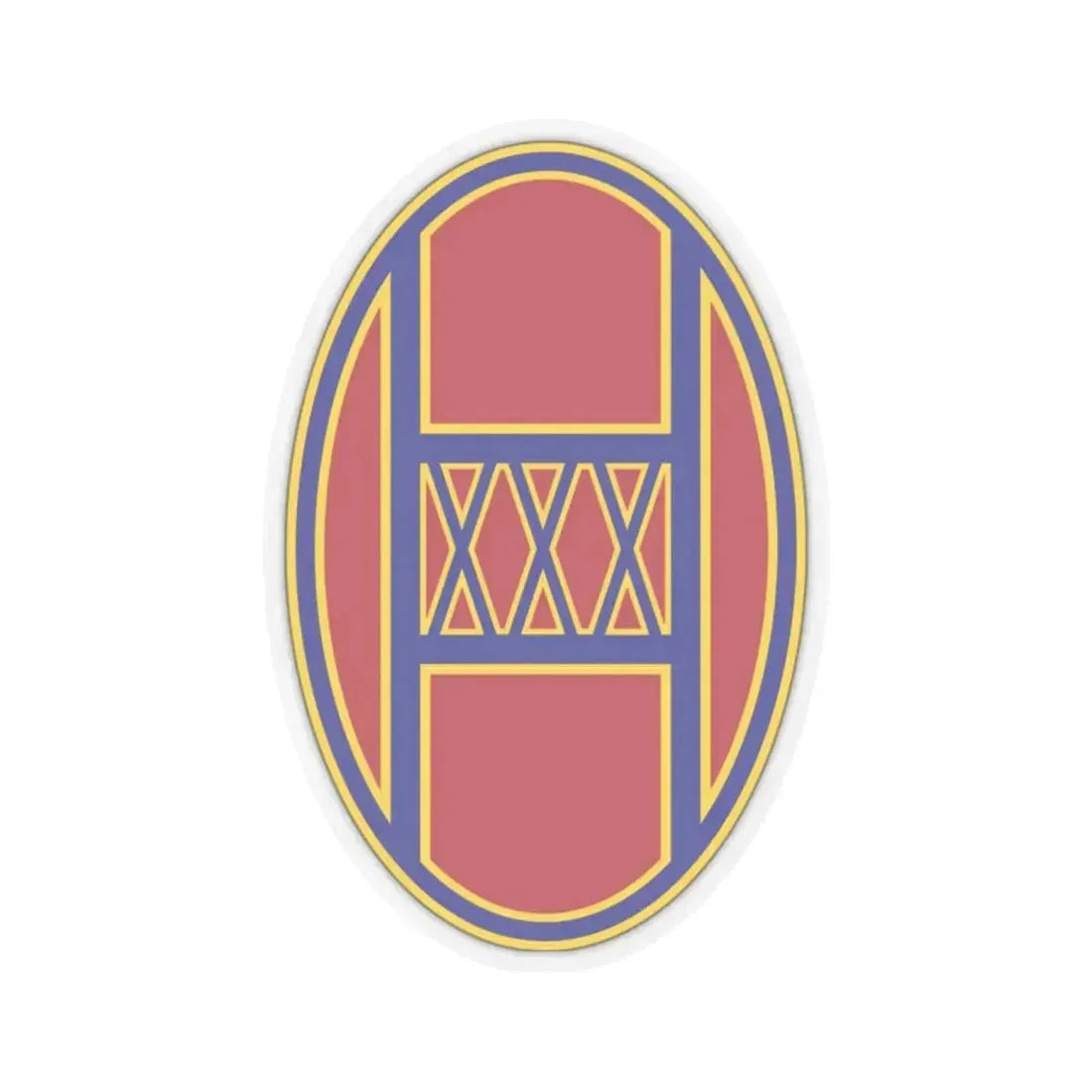 30th Armored Brigade (U.S. Army) STICKER Vinyl Kiss-Cut Decal 2 Inch Transparent - The Sticker Space