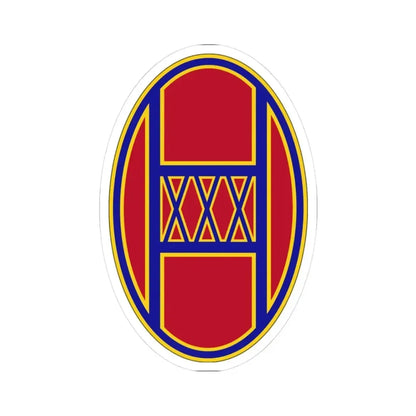 30th Armored Brigade (U.S. Army) STICKER Vinyl Kiss-Cut Decal 3 Inch White - The Sticker Space