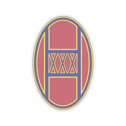 30th Armored Brigade (U.S. Army) STICKER Vinyl Kiss-Cut Decal 4 Inch Transparent - The Sticker Space