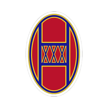 30th Armored Brigade (U.S. Army) STICKER Vinyl Kiss-Cut Decal 4 Inch White - The Sticker Space