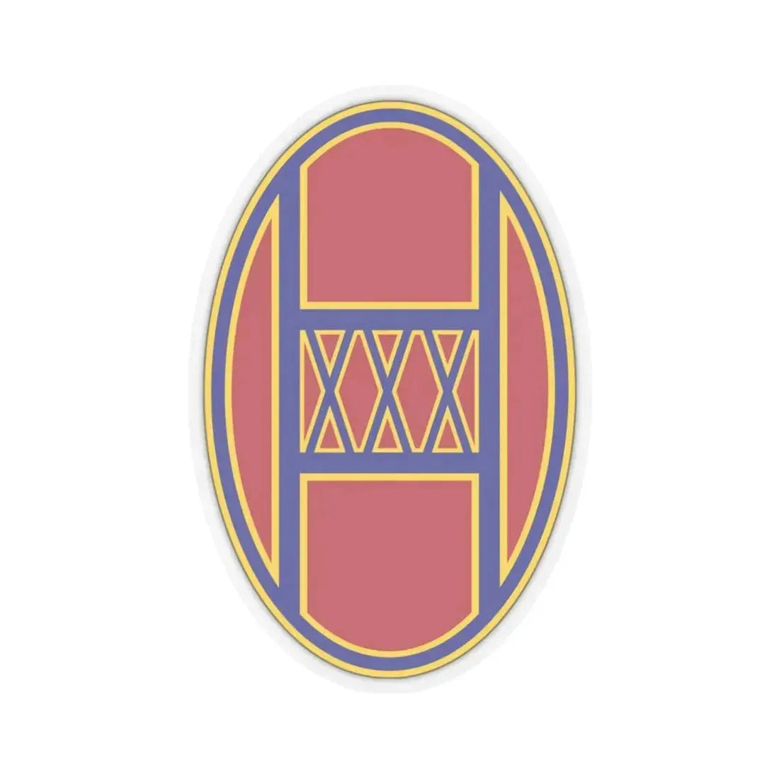 30th Armored Brigade (U.S. Army) STICKER Vinyl Kiss-Cut Decal 6 Inch Transparent - The Sticker Space