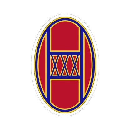 30th Armored Brigade (U.S. Army) STICKER Vinyl Kiss-Cut Decal 6 Inch White - The Sticker Space