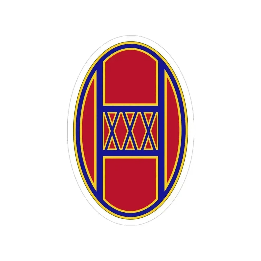 30th Armored Brigade (U.S. Army) Transparent STICKER Die-Cut Vinyl Decal 3 Inch - The Sticker Space