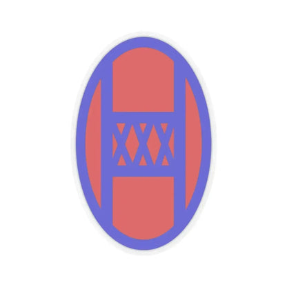 30th Infantry Division SSI (U.S. Army) STICKER Vinyl Kiss-Cut Decal 3 Inch Transparent - The Sticker Space