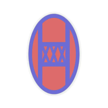 30th Infantry Division SSI (U.S. Army) STICKER Vinyl Kiss-Cut Decal 6 Inch Transparent - The Sticker Space