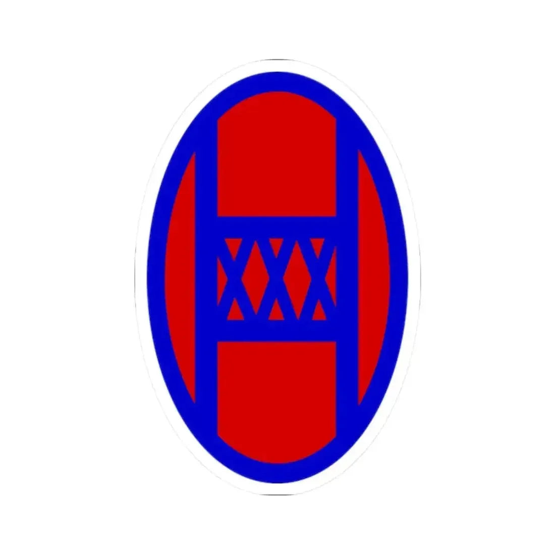 30th Infantry Division SSI (U.S. Army) STICKER Vinyl Kiss-Cut Decal - The Sticker Space