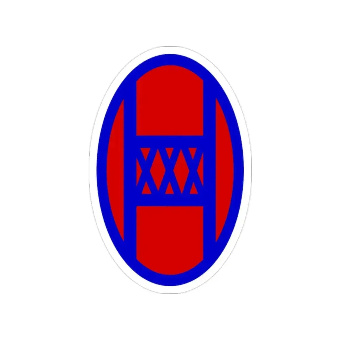 30th Infantry Division SSI (U.S. Army) Transparent STICKER Die-Cut Vinyl Decal 2 Inch - The Sticker Space